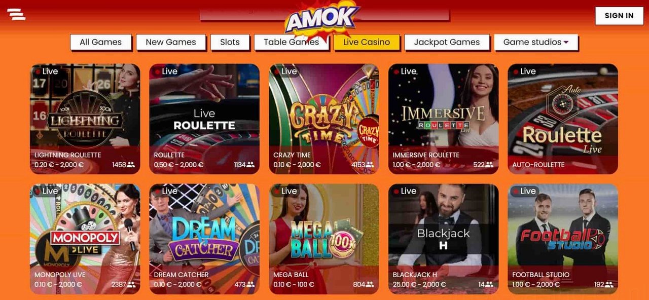 Amok Casino Casino